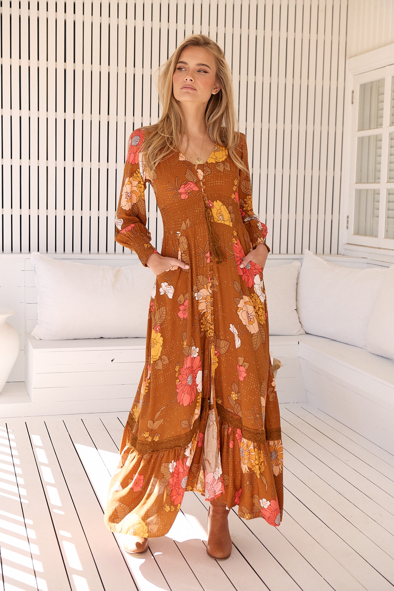  JAASE | NATALIA SABRINA MAXI DRESS | Bohemian Love Runway