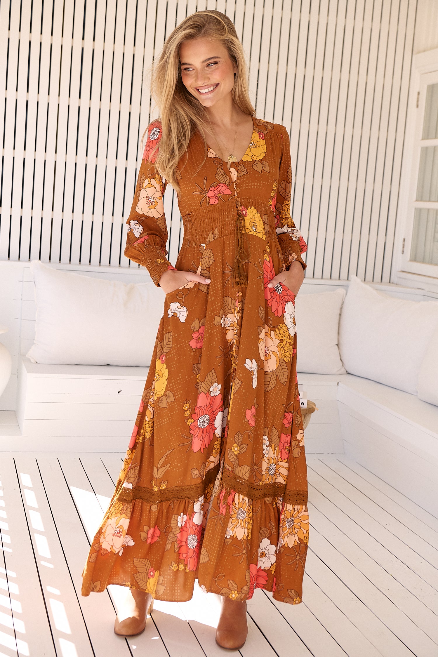  JAASE | NATALIA SABRINA MAXI DRESS | Bohemian Love Runway