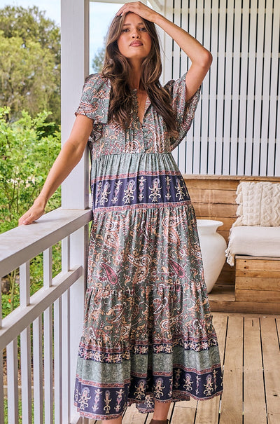 JAASE | OLIVINE OLLI MAXI DRESS | Bohemian Love Runway
