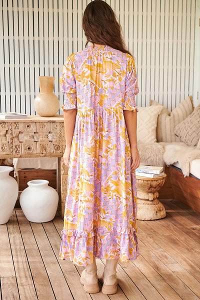 JAASE | LUCIA KORA MIDI DRESS | Bohemian Love Runway