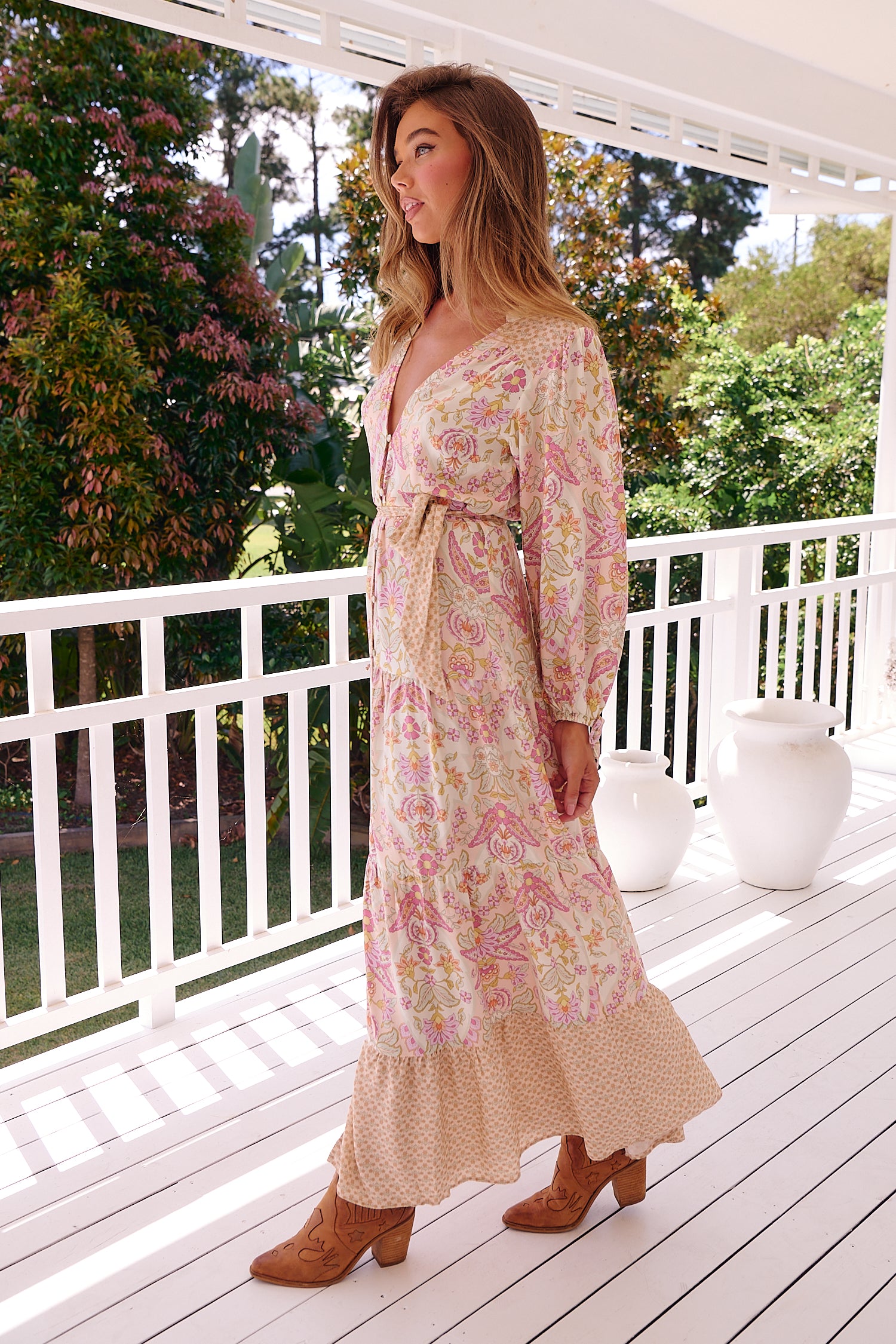  JAASE | LILY VINE BONNIE MAXI DRESS | Bohemian Love Runway