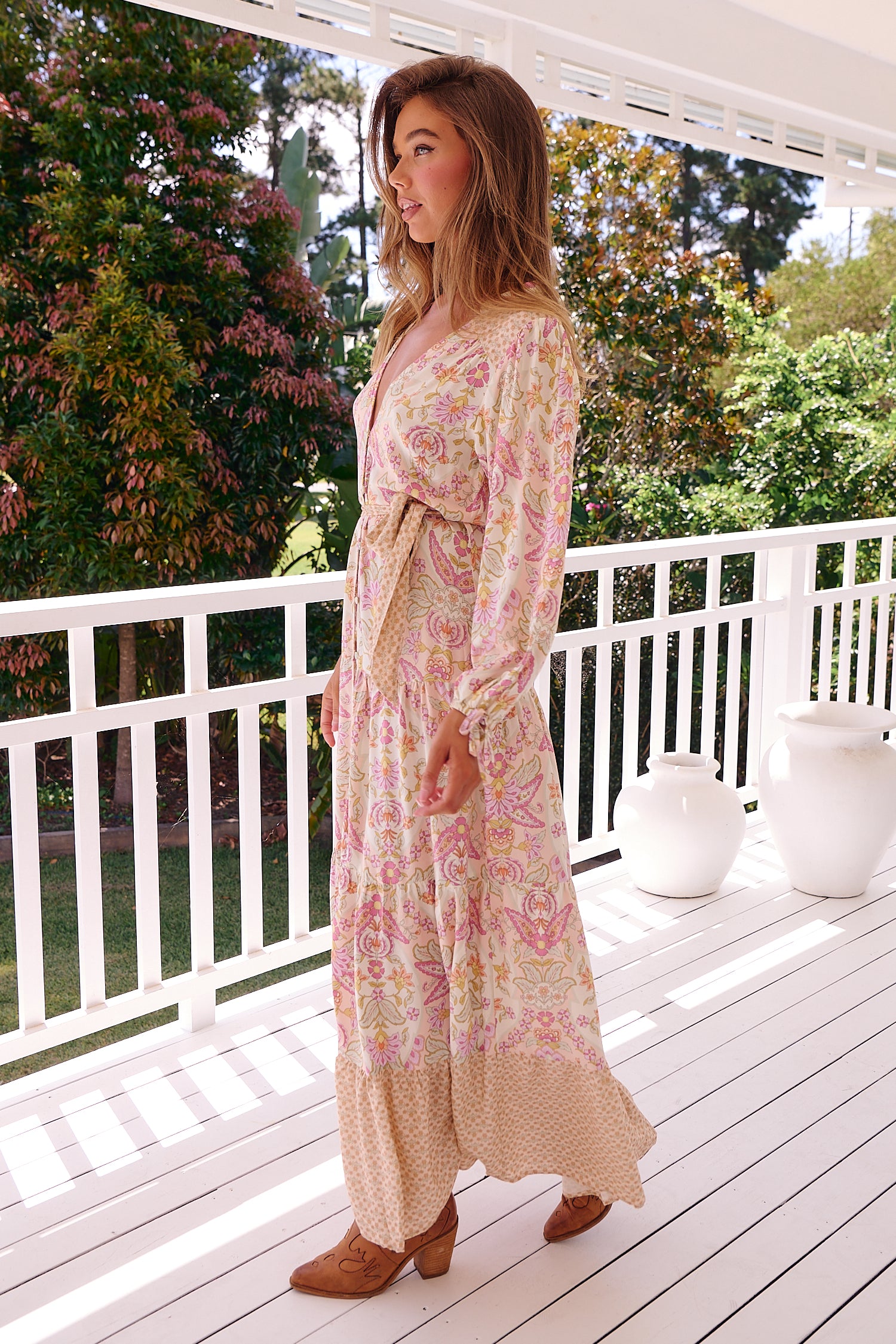  JAASE | LILY VINE BONNIE MAXI DRESS | Bohemian Love Runway