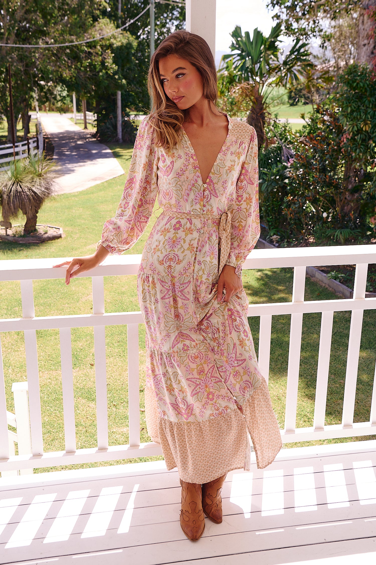  JAASE | LILY VINE BONNIE MAXI DRESS | Bohemian Love Runway