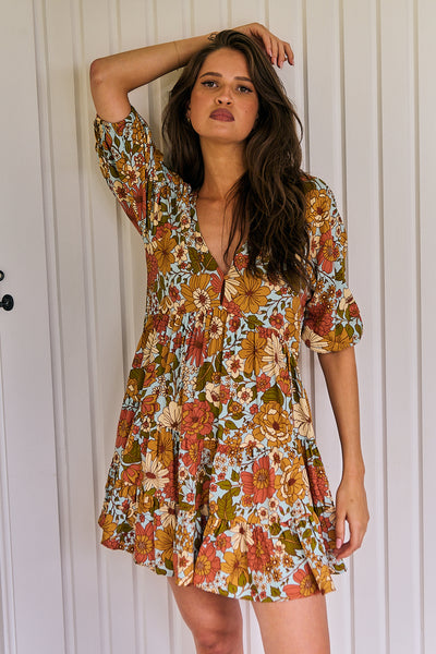 JAASE | MIMOSA DALIA MINI DRESS | Bohemian Love Runway