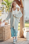 JAASE | RUSTIC KNIT CARDIGAN CREAM | Bohemian Love Runway