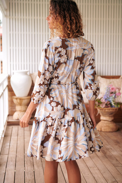 JAASE | CALYPSO BLUE RAE MINI DRESS | Bohemian Love Runway