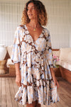 JAASE | CALYPSO BLUE RAE MINI DRESS | Bohemian Love Runway