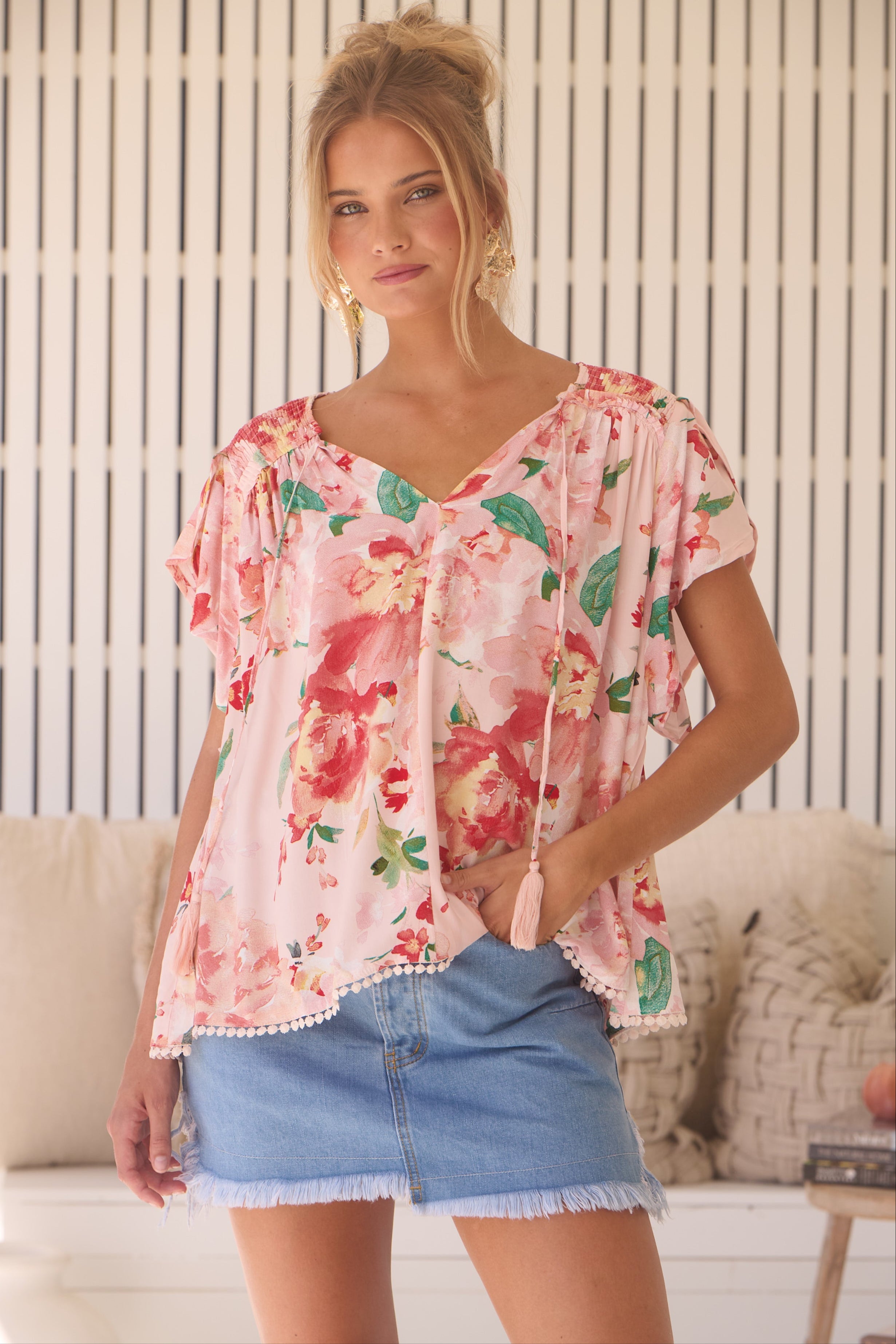  JAASE | ALESSIA FISICO BLOUSE | Bohemian Love Runway