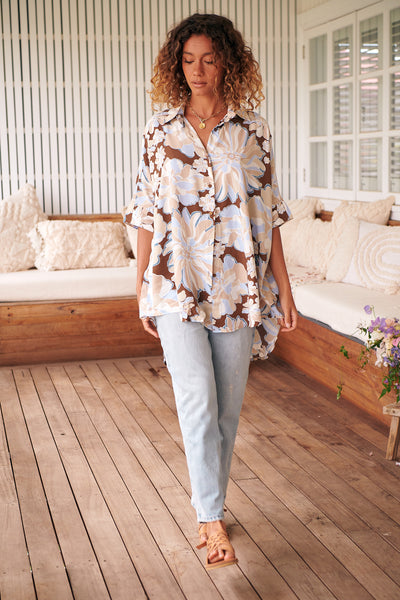JAASE | CALYPSO BLUE RIVER SHIRT | Bohemian Love Runway