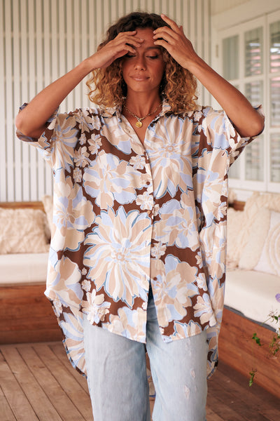 JAASE | CALYPSO BLUE RIVER SHIRT | Bohemian Love Runway