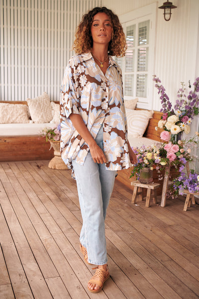 JAASE | CALYPSO BLUE RIVER SHIRT | Bohemian Love Runway