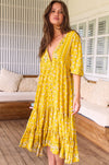 JAASE | SUNSHINE DAISY MONDAY MIDI DRESS | Bohemian Love Runway