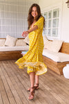 JAASE | SUNSHINE DAISY MONDAY MIDI DRESS | Bohemian Love Runway