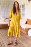 JAASE | SUNSHINE DAISY MONDAY MIDI DRESS | Bohemian Love Runway