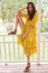 JAASE | SUNSHINE DAISY MONDAY MIDI DRESS | Bohemian Love Runway