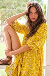 JAASE | SUNSHINE DAISY MONDAY MIDI DRESS | Bohemian Love Runway