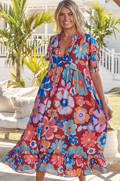 JAASE | VALLI KORA MIDI DRESS | Bohemian Love Runway