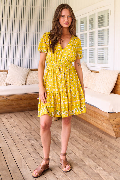 JAASE | SUNSHINE DAISY LOLANA MINI DRESS | Bohemian Love Runway