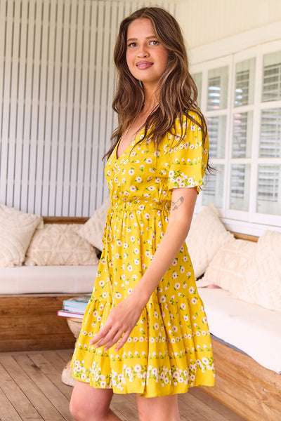 JAASE | SUNSHINE DAISY LOLANA MINI DRESS | Bohemian Love Runway