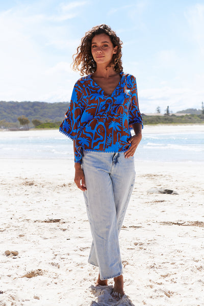 JAASE | DESERT TO SEA GABRIELLA BLOUSE | Bohemian Love Runway