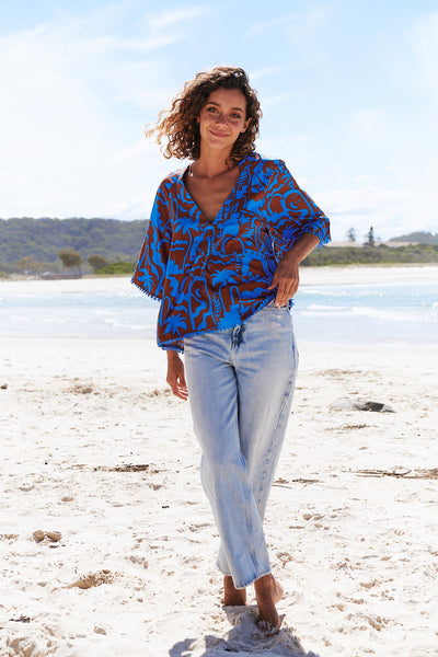 JAASE | DESERT TO SEA GABRIELLA BLOUSE | Bohemian Love Runway