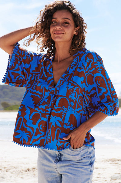 JAASE | DESERT TO SEA GABRIELLA BLOUSE | Bohemian Love Runway