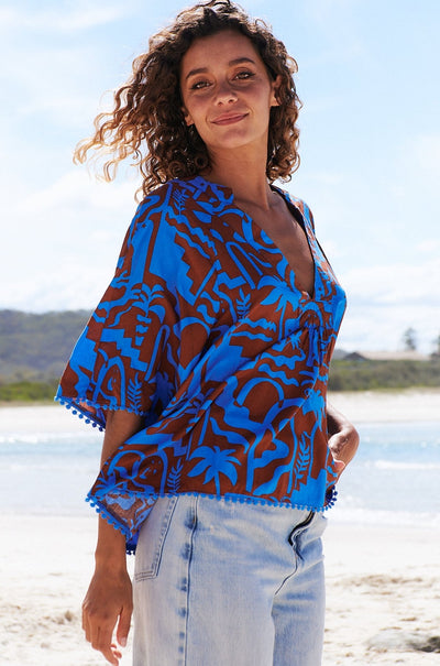 JAASE | DESERT TO SEA GABRIELLA BLOUSE | Bohemian Love Runway