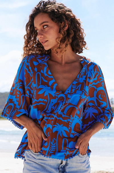 JAASE | DESERT TO SEA GABRIELLA BLOUSE | Bohemian Love Runway