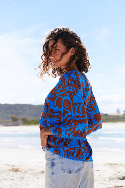 JAASE | DESERT TO SEA GABRIELLA BLOUSE | Bohemian Love Runway