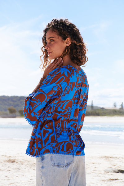JAASE | DESERT TO SEA GABRIELLA BLOUSE | Bohemian Love Runway
