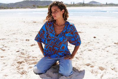 JAASE | DESERT TO SEA GABRIELLA BLOUSE | Bohemian Love Runway