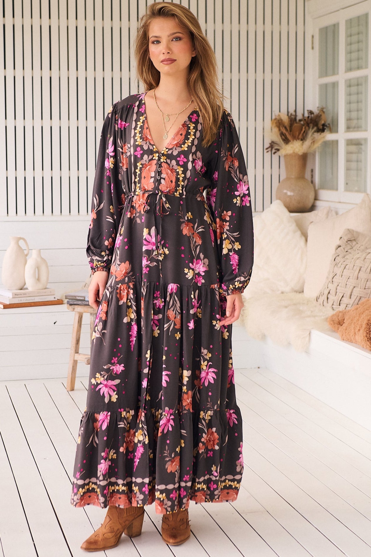  JAASE | MONARCH BLOOM TERESA MAXI DRESS | Bohemian Love Runway
