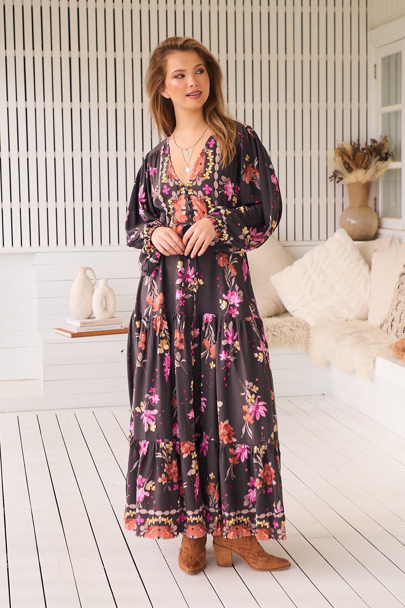  JAASE | MONARCH BLOOM TERESA MAXI DRESS | Bohemian Love Runway