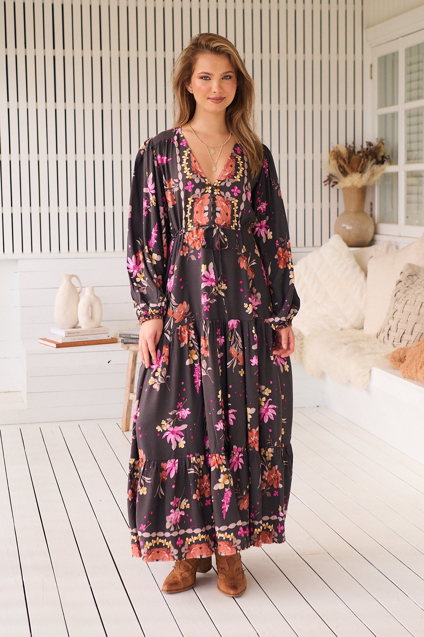 JAASE | MONARCH BLOOM TERESA MAXI DRESS | Bohemian Love Runway