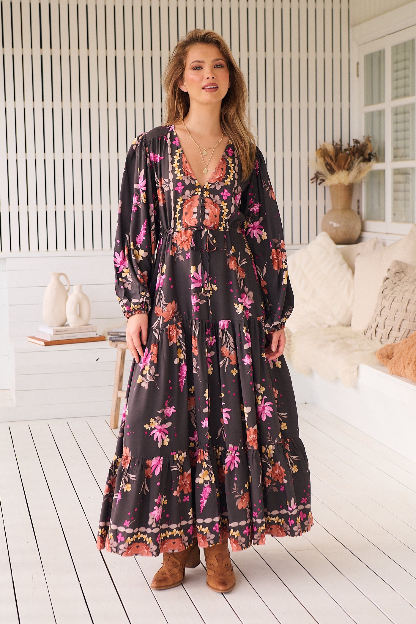  JAASE | MONARCH BLOOM TERESA MAXI DRESS | Bohemian Love Runway