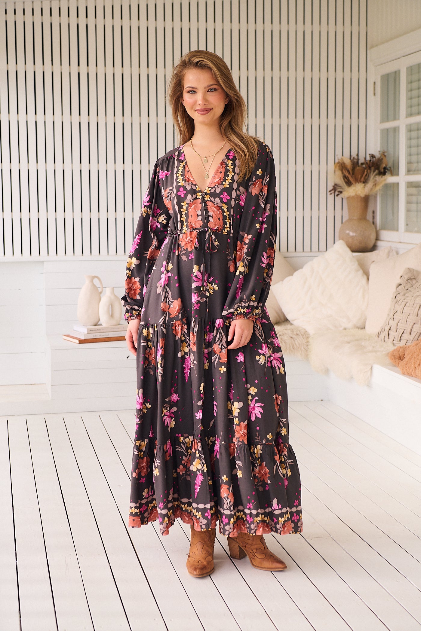  JAASE | MONARCH BLOOM TERESA MAXI DRESS | Bohemian Love Runway