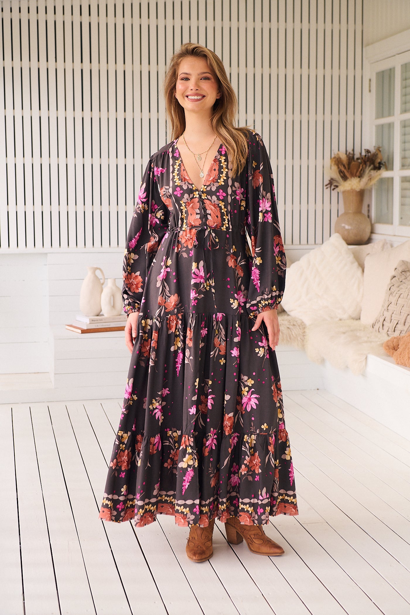  JAASE | MONARCH BLOOM TERESA MAXI DRESS | Bohemian Love Runway