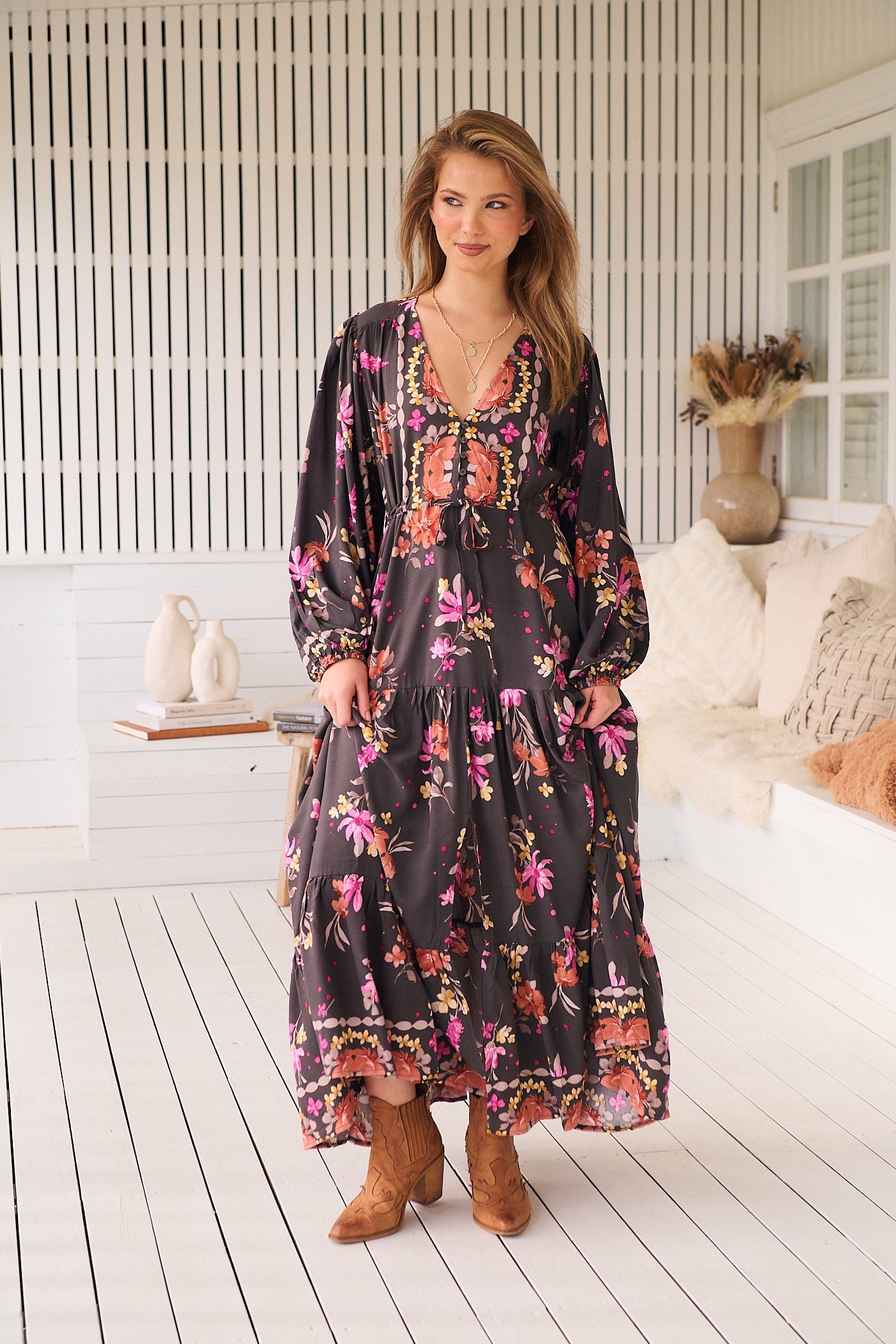  JAASE | MONARCH BLOOM TERESA MAXI DRESS | Bohemian Love Runway