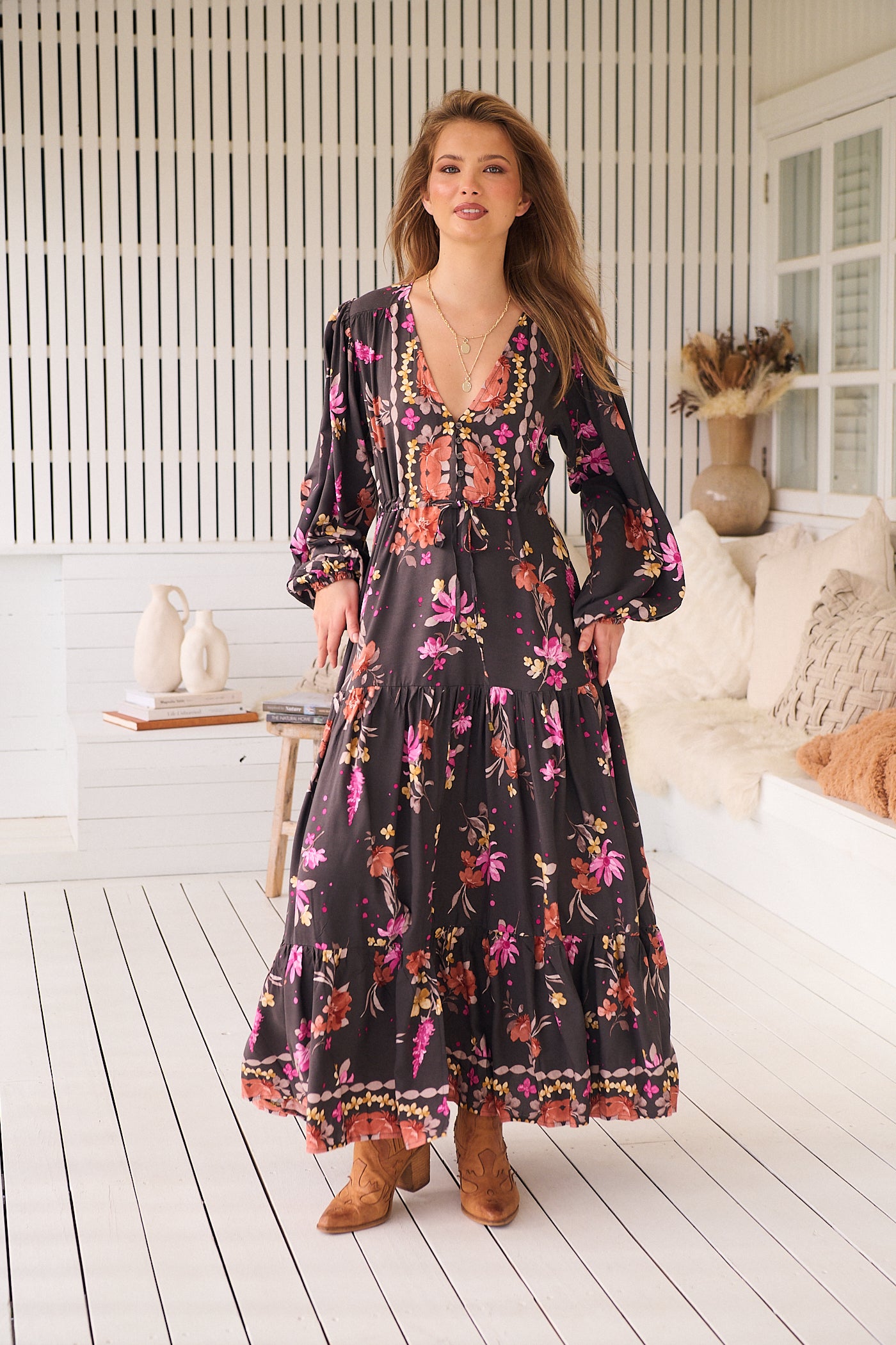  JAASE | MONARCH BLOOM TERESA MAXI DRESS | Bohemian Love Runway