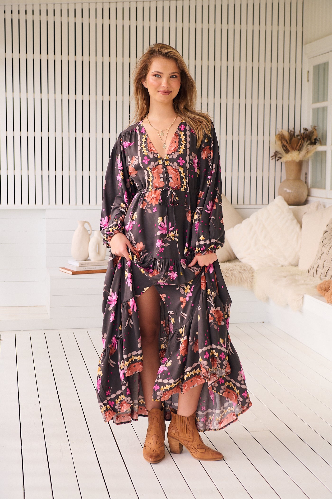  JAASE | MONARCH BLOOM TERESA MAXI DRESS | Bohemian Love Runway