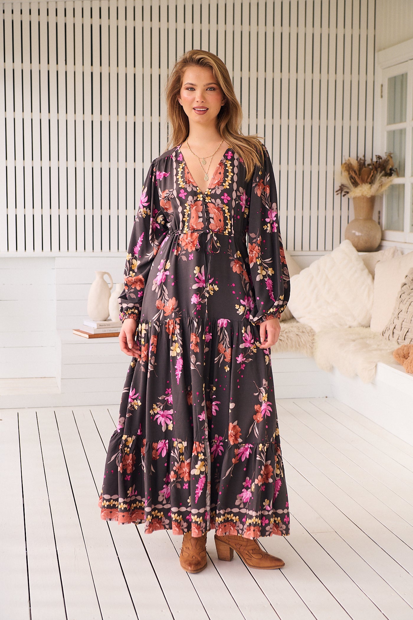  JAASE | MONARCH BLOOM TERESA MAXI DRESS | Bohemian Love Runway