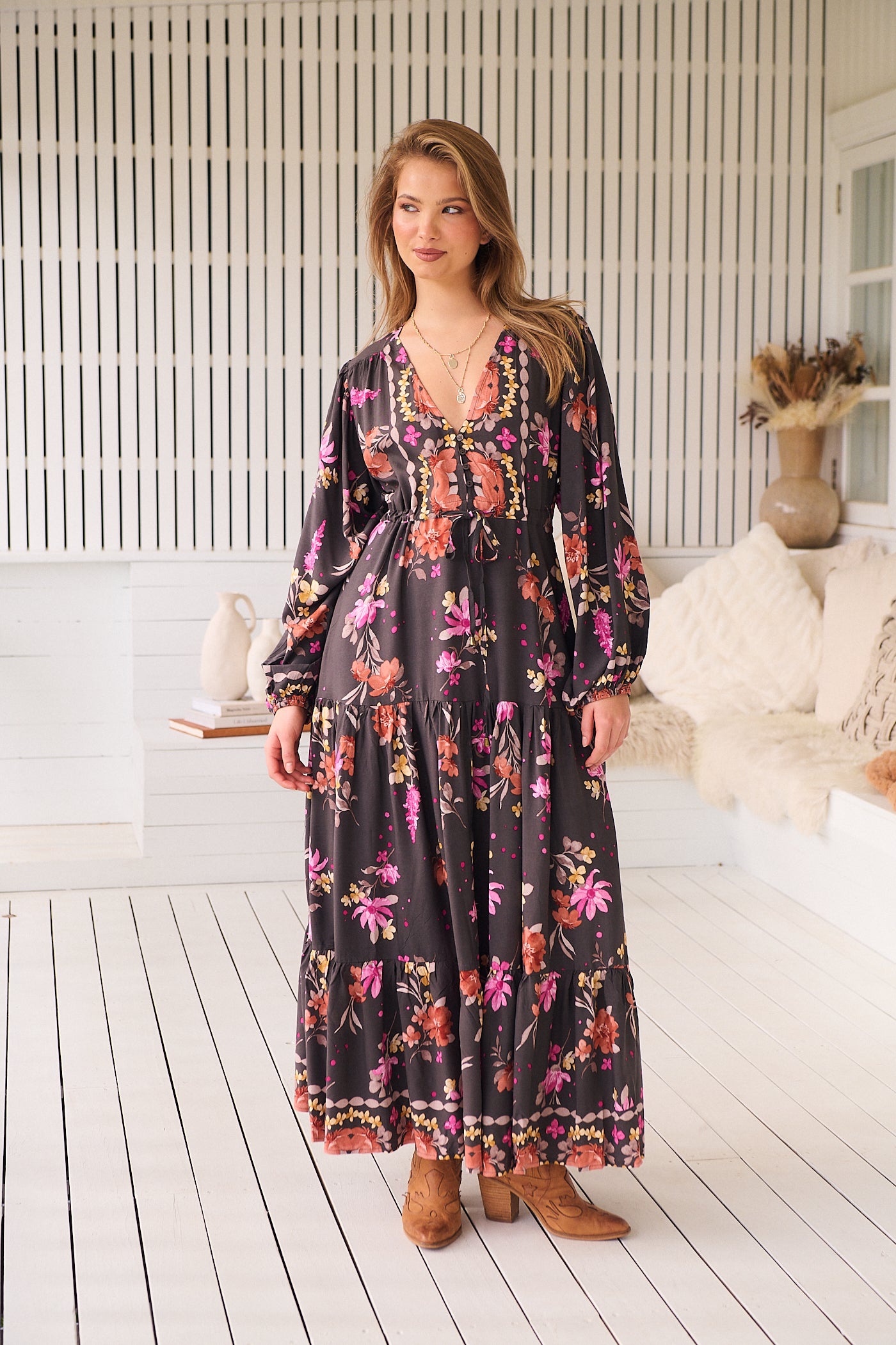  JAASE | MONARCH BLOOM TERESA MAXI DRESS | Bohemian Love Runway