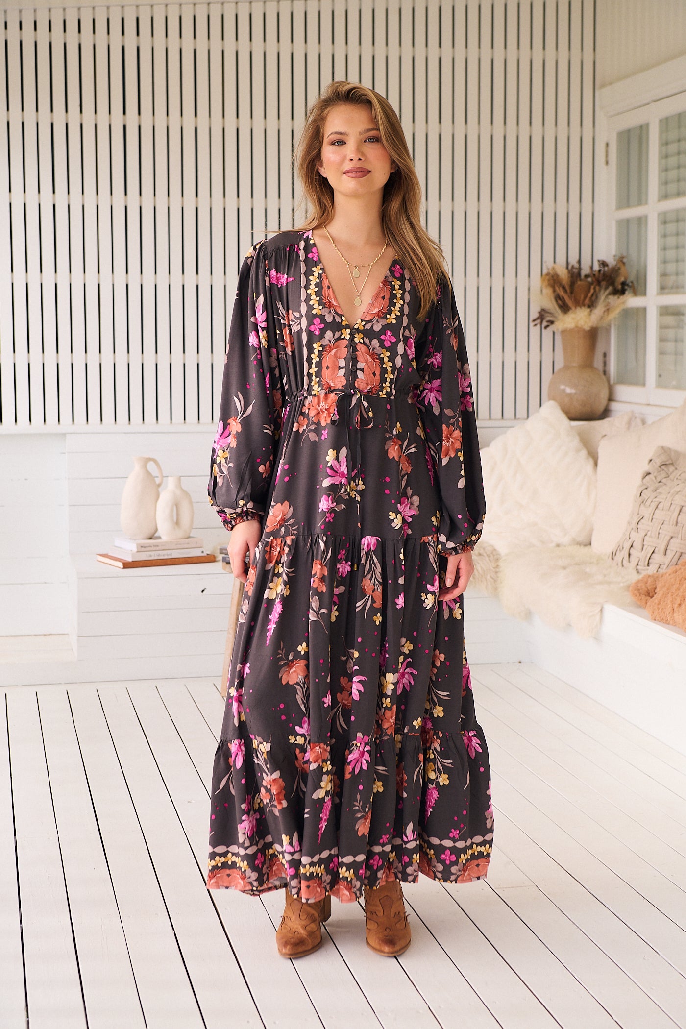  JAASE | MONARCH BLOOM TERESA MAXI DRESS | Bohemian Love Runway