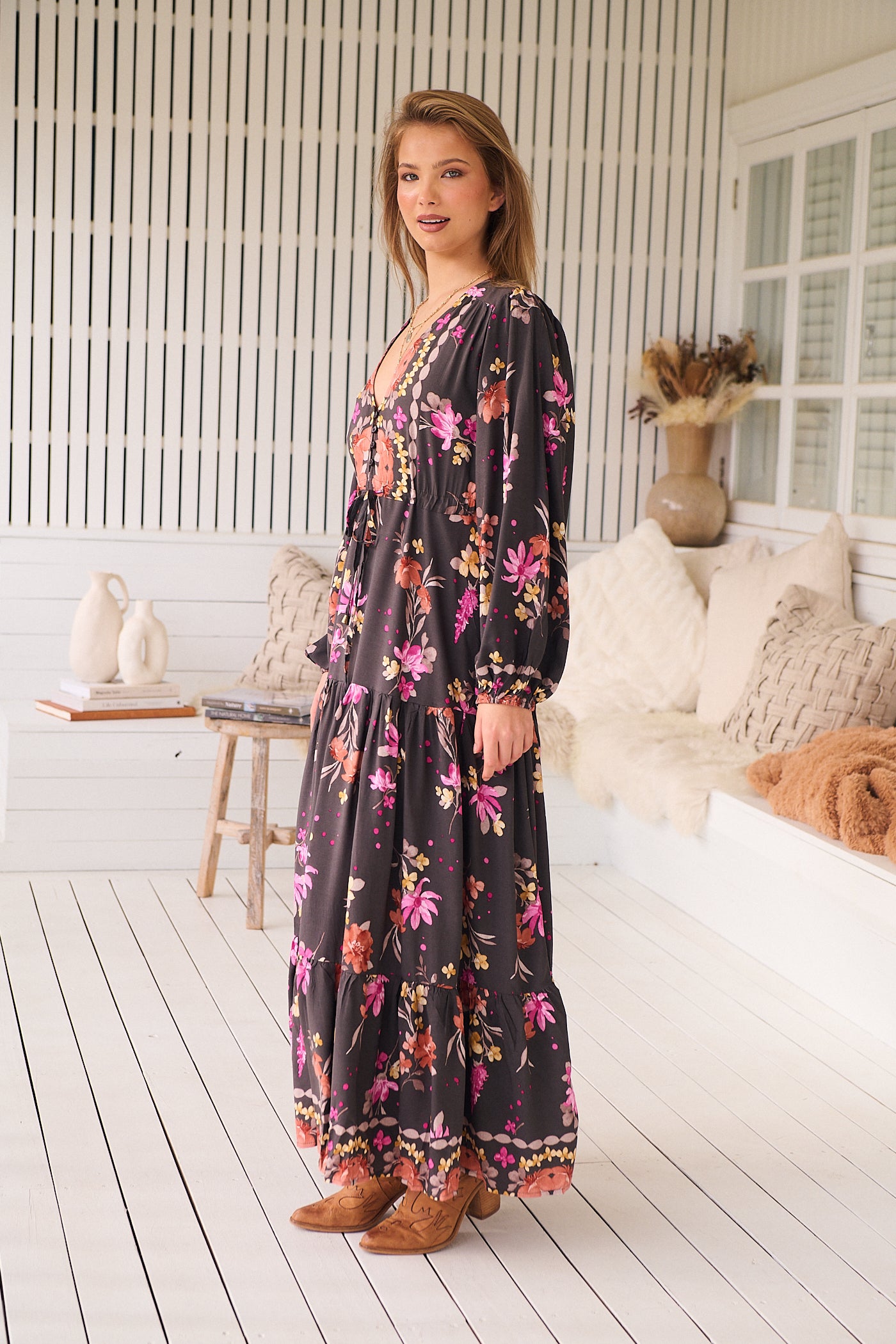  JAASE | MONARCH BLOOM TERESA MAXI DRESS | Bohemian Love Runway
