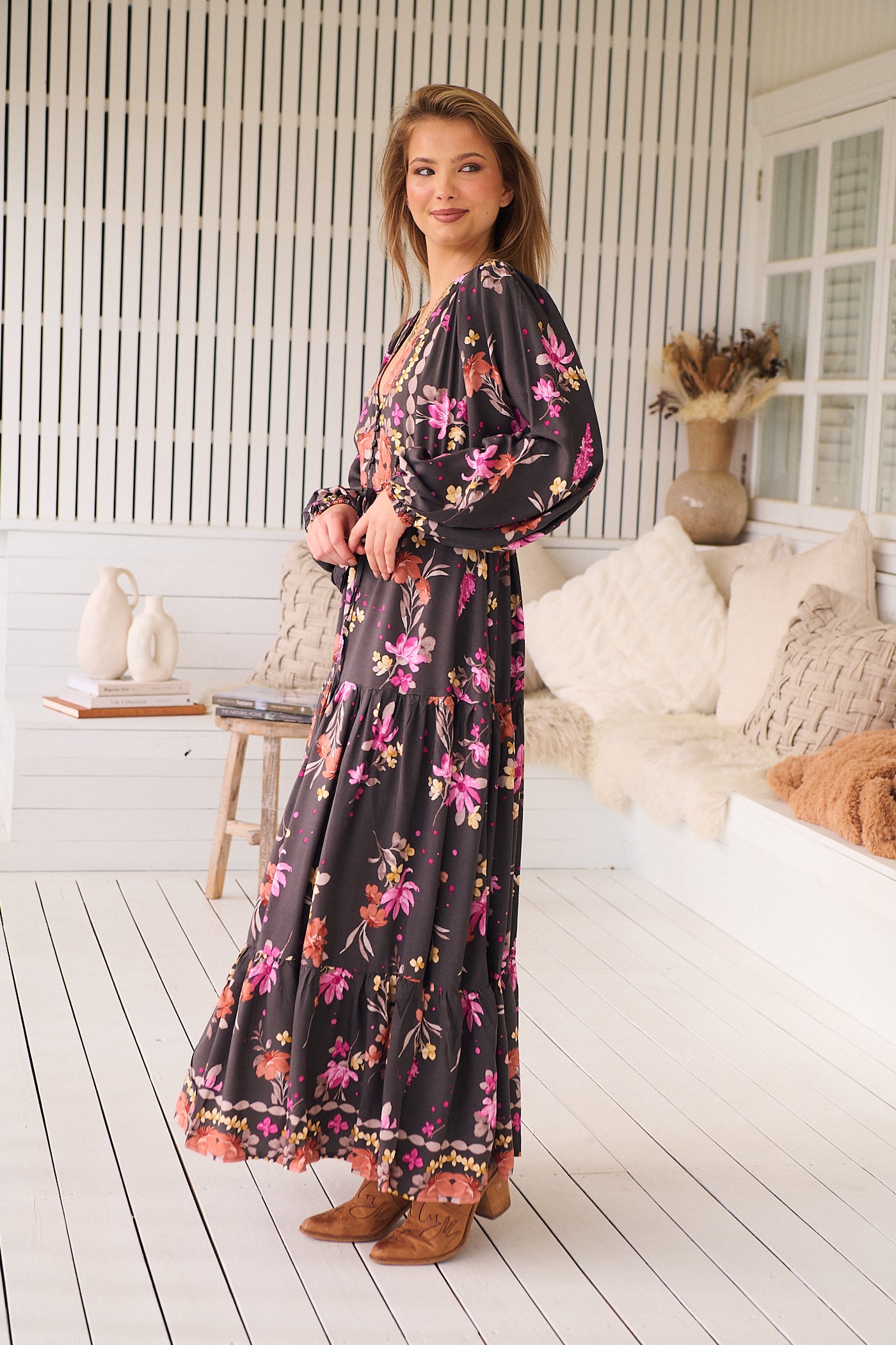  JAASE | MONARCH BLOOM TERESA MAXI DRESS | Bohemian Love Runway