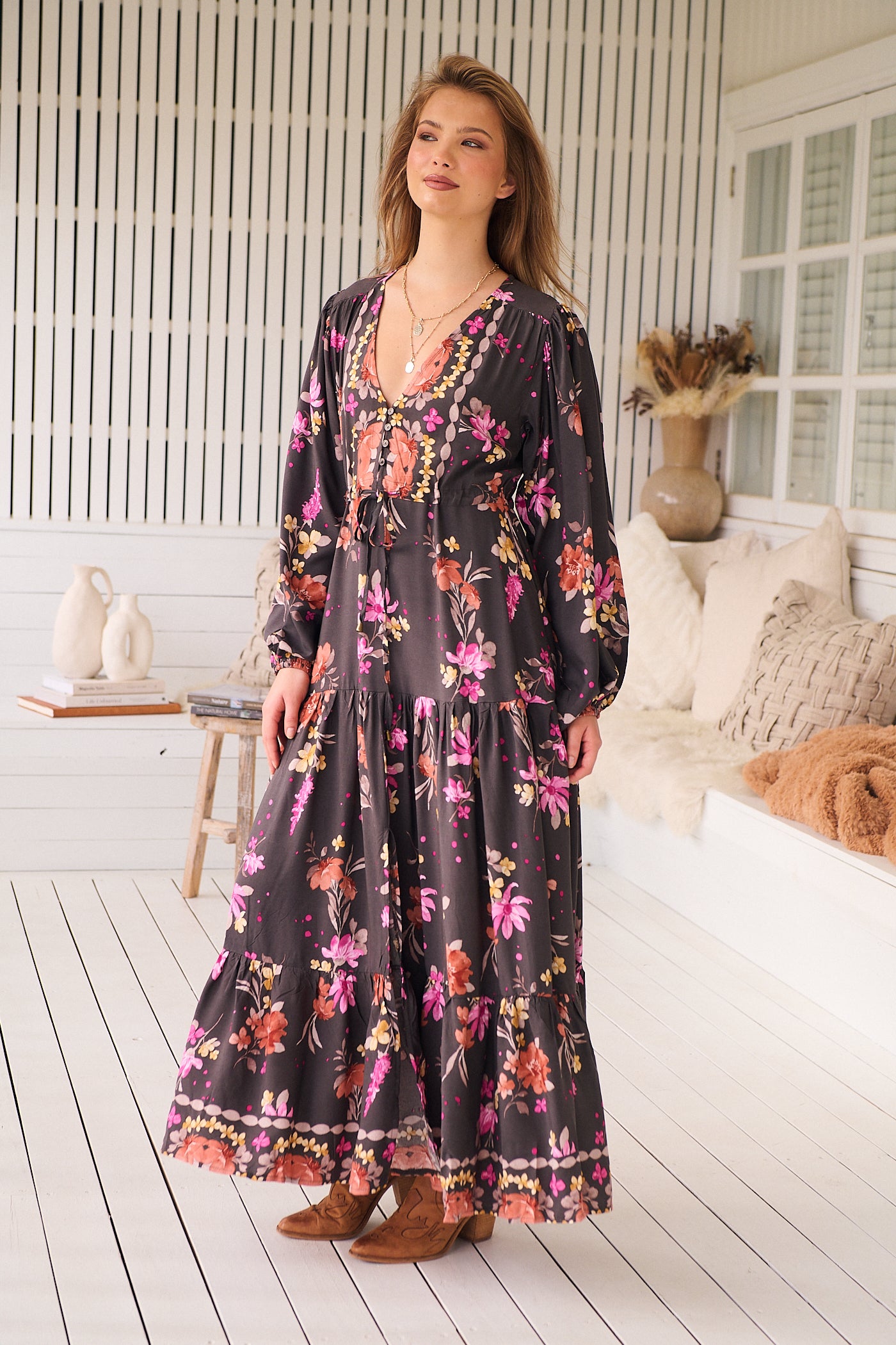  JAASE | MONARCH BLOOM TERESA MAXI DRESS | Bohemian Love Runway
