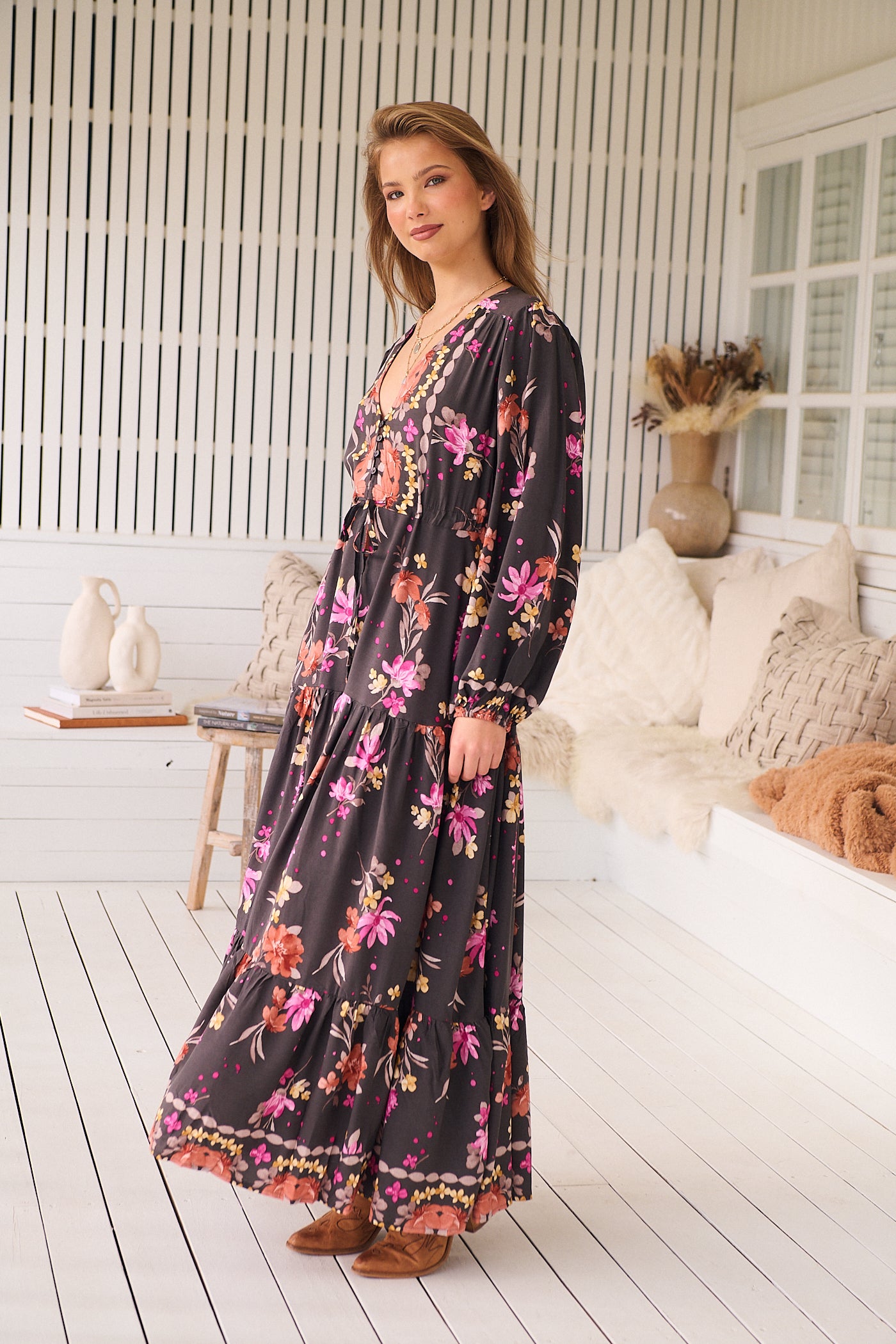  JAASE | MONARCH BLOOM TERESA MAXI DRESS | Bohemian Love Runway
