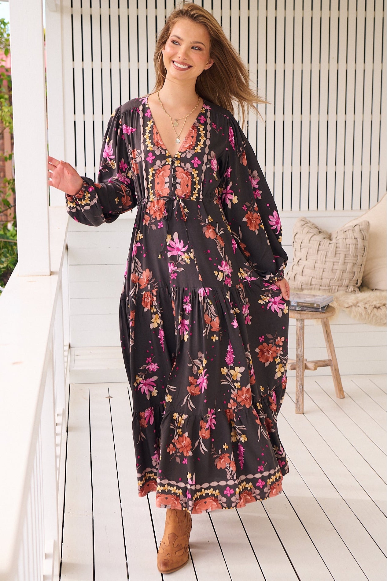  JAASE | MONARCH BLOOM TERESA MAXI DRESS | Bohemian Love Runway