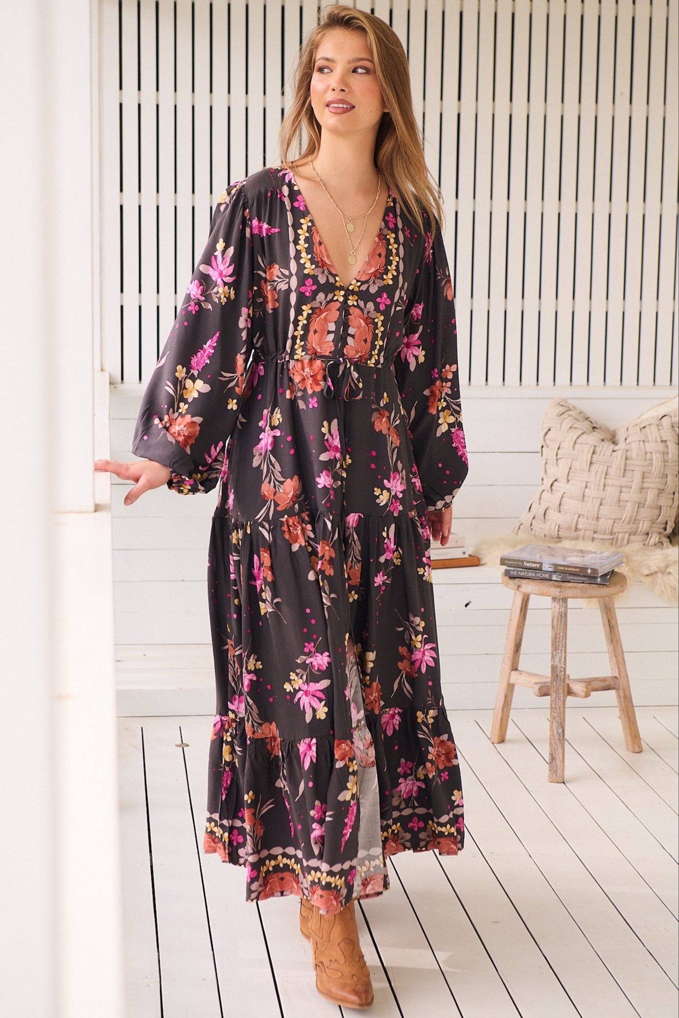  JAASE | MONARCH BLOOM TERESA MAXI DRESS | Bohemian Love Runway