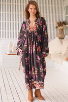  JAASE | MONARCH BLOOM BOHEME MIDI DRESS | Bohemian Love Runway